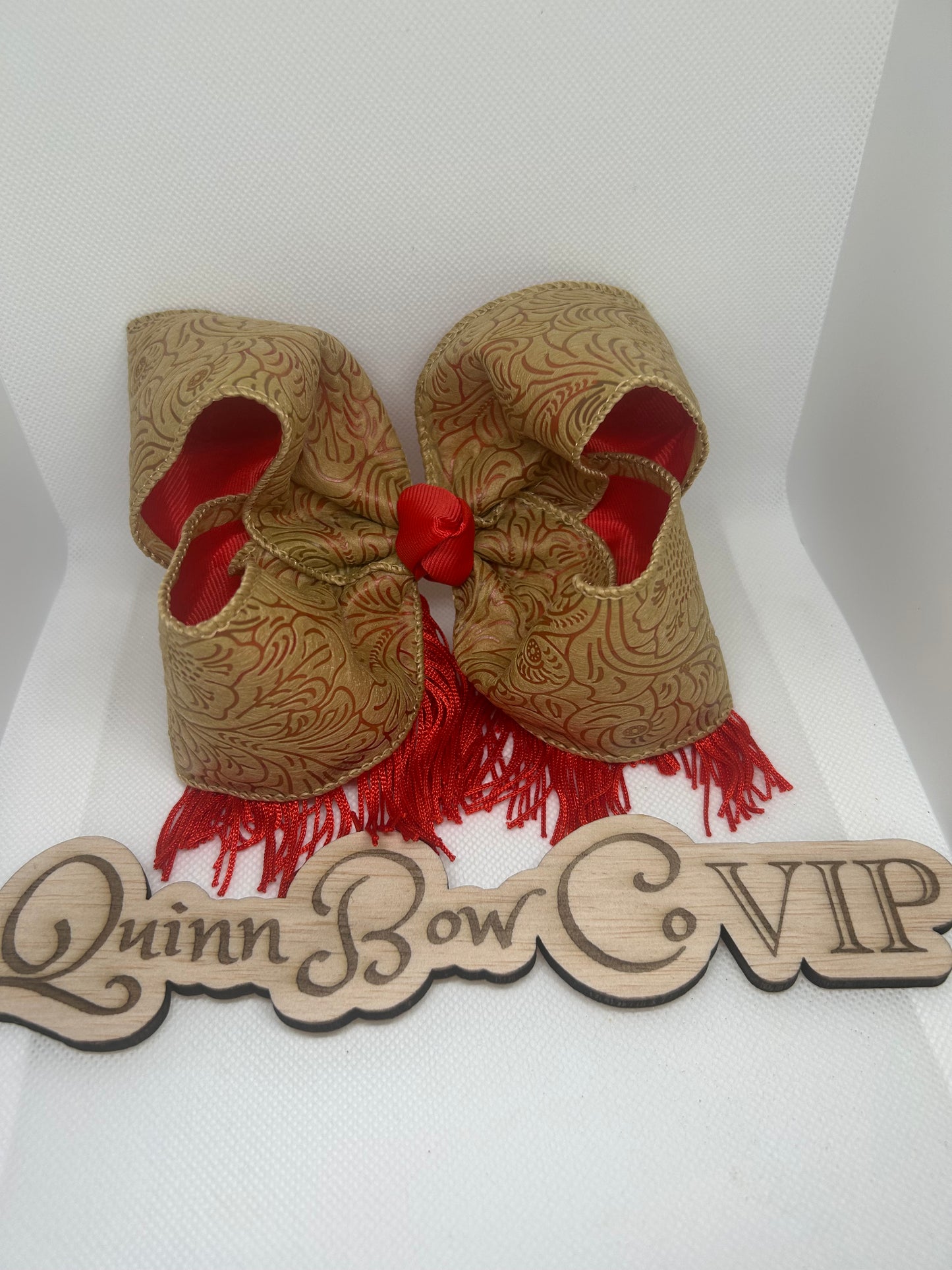 5” Western Tassle bow
